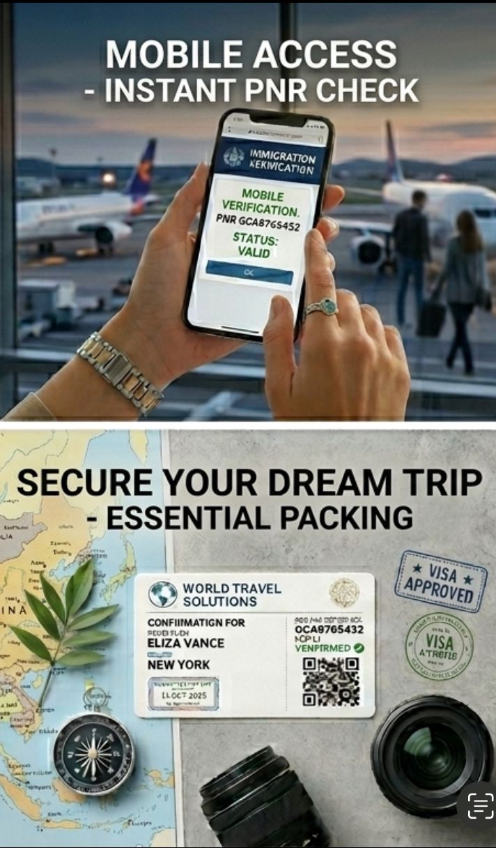 Global travel and onward journey proof